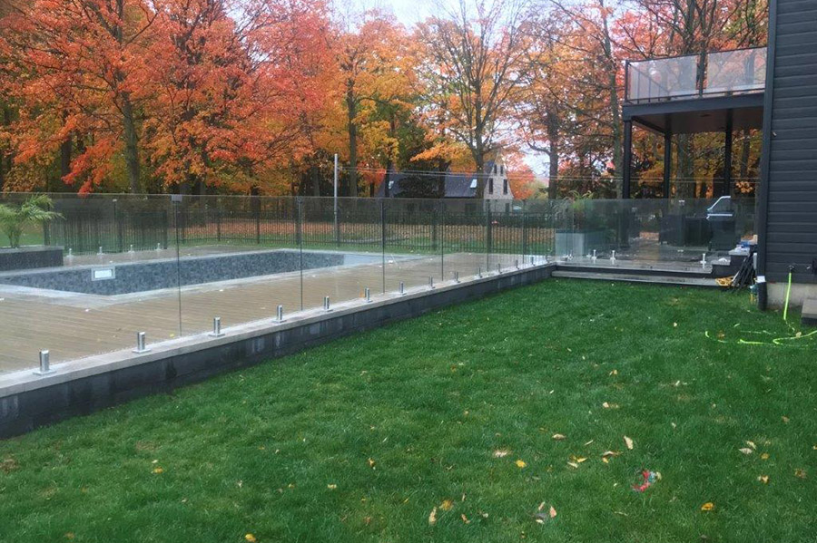 Pool fence privacy fence L'Ancienne-Lorette