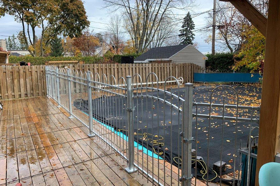Pool fence privacy fence Charlesbourg